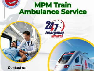 MPM Train Ambulance Services in Siliguri provides efficient patient management