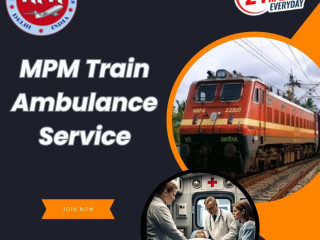 MPM offers a reliable and careful transfer in a Train Ambulance in Allahabad