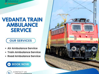 Vedanta provides high-efficiency transportation in a train ambulance for critical cases in Hyderabad