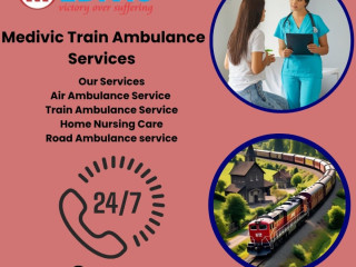 Medivic Does Its Transit Part Quietly in  Bhopal in Its Train Ambulance
